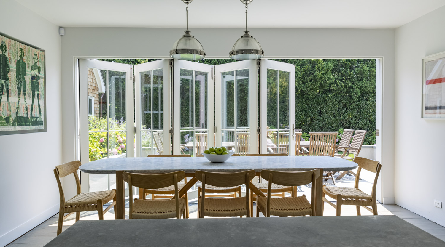 Photo of construction by Ronald Webb Builder.